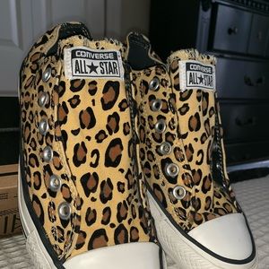 Cheetah Converse Low Top